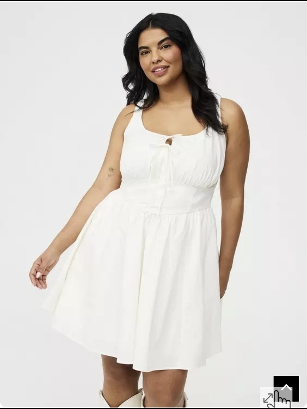 Torrid Corset Detail Mini Dress